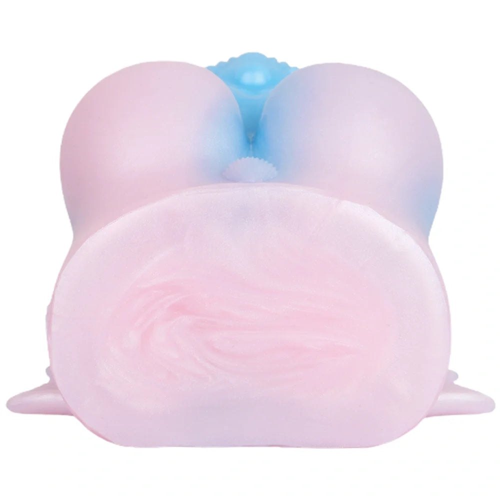 Blue and pink pearlescent mermaid fantasy masturbator, photo 11