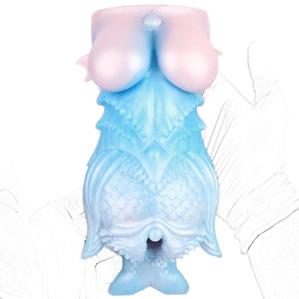 Blue and pink pearlescent mermaid fantasy masturbator, photo 9