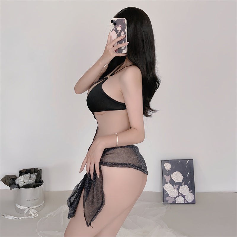 Mesh cutout camisole bodysuit, photo 5