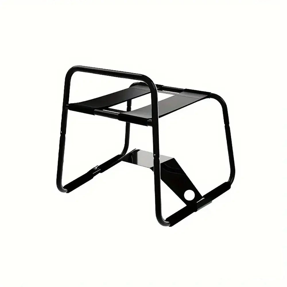Black metal bouncing mount stool, photo 2