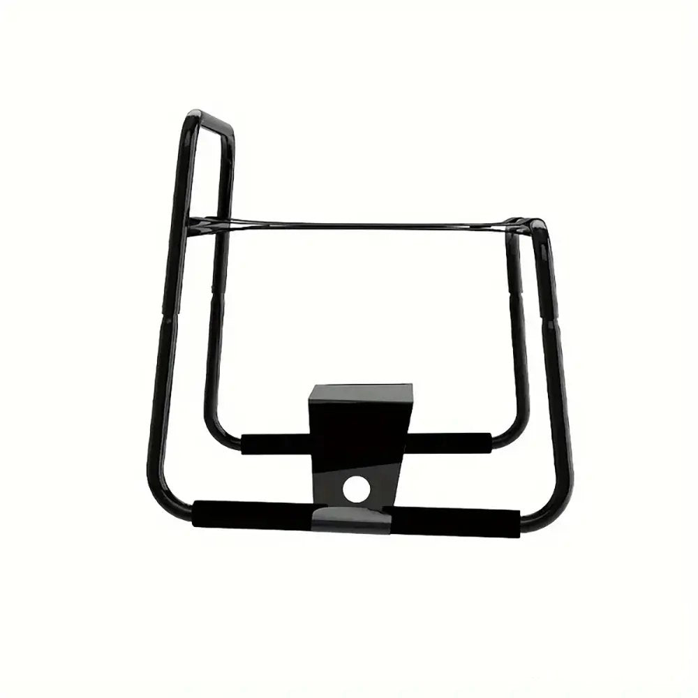 Black metal bouncing mount stool, photo 3
