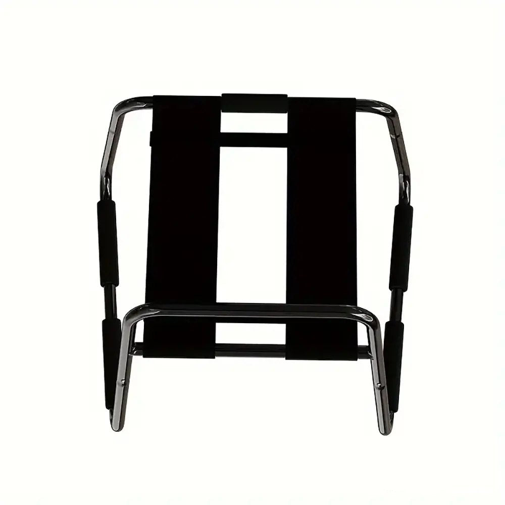 Black metal bouncing mount stool, photo 11