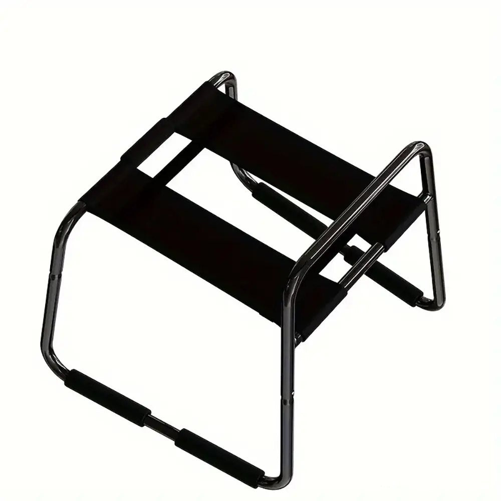 Black metal bouncing mount stool, photo 8