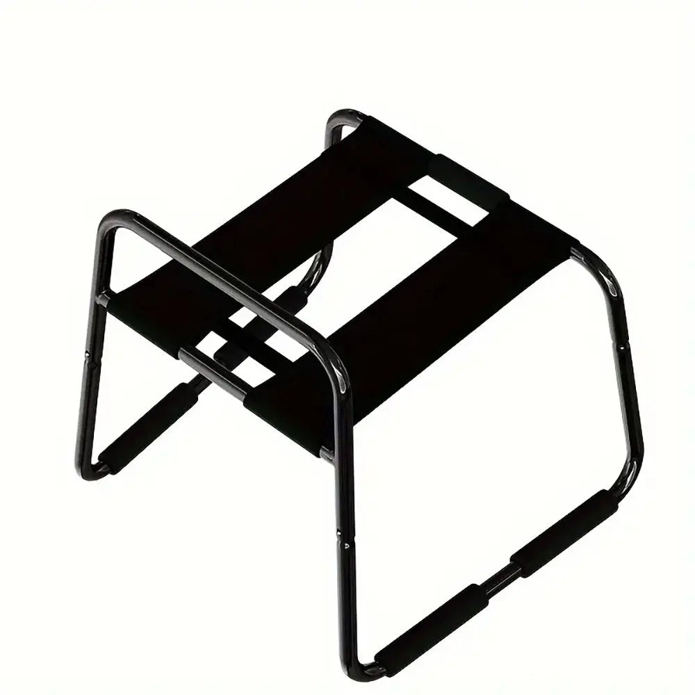 Black metal bouncing mount stool, photo 9