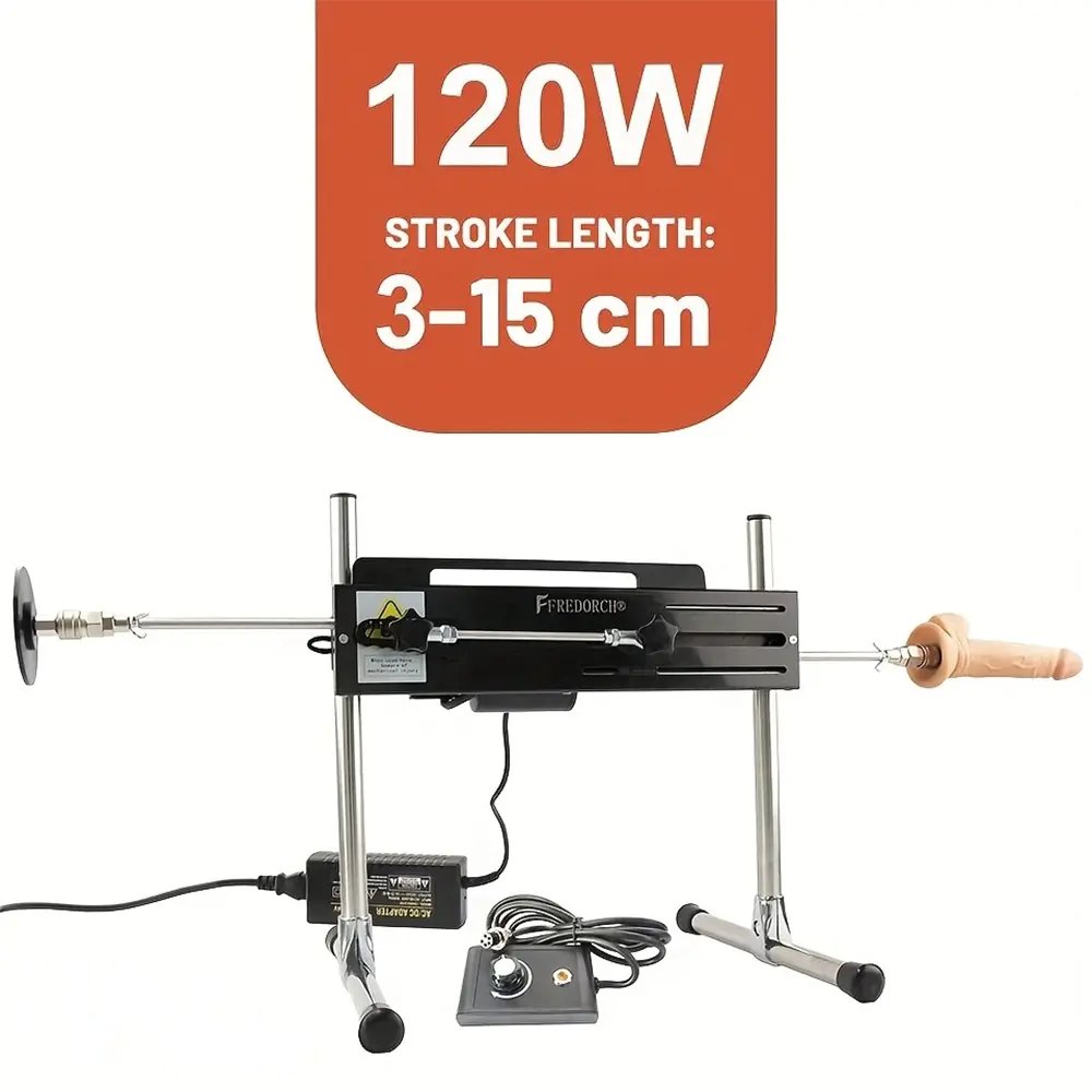 Metal frame thrusting sex machine with dildo attachment, photo 10