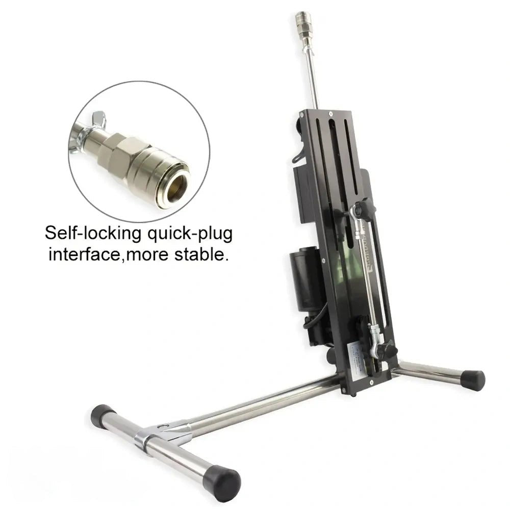 Metal frame thrusting sex machine with dildo attachment, photo 3