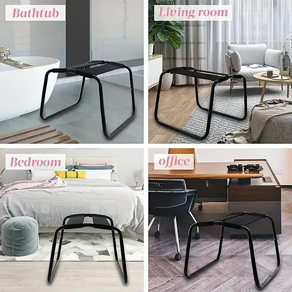 Metal frame positioning bench with inflatable cushion, photo 3