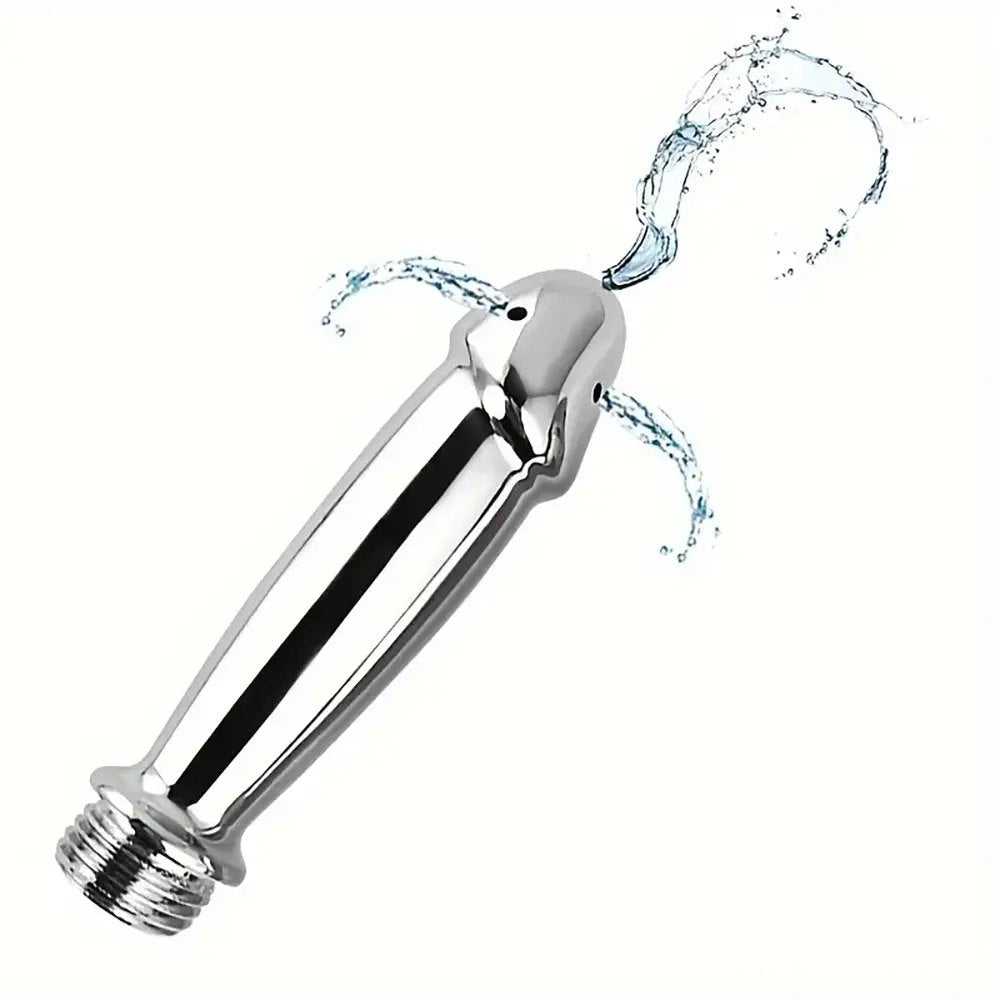 Silver metal shower douche nozzle, photo 1