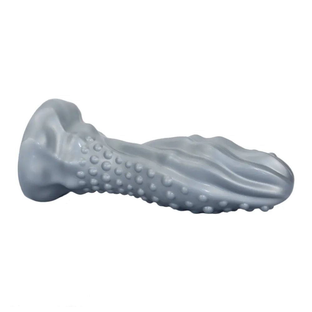 Studded textured silicone anal plug, photo 15