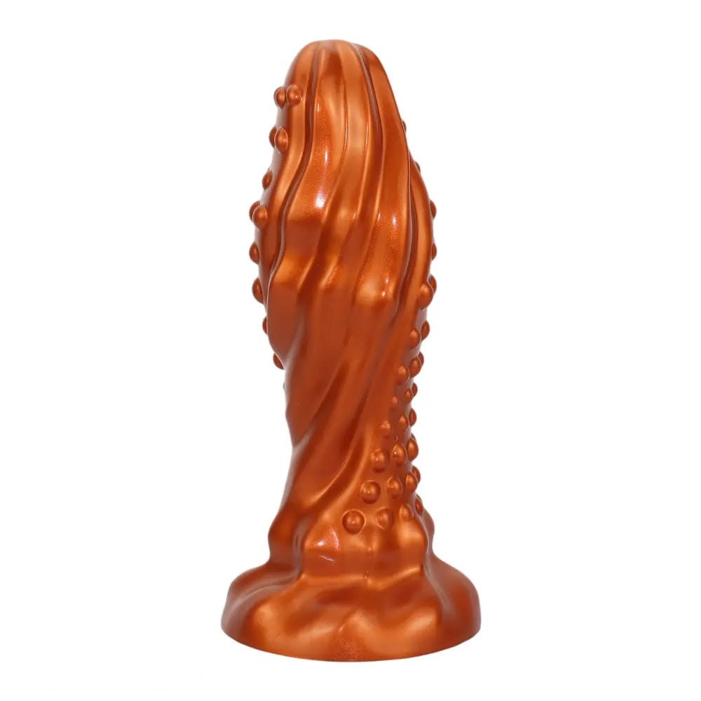 Studded textured silicone anal plug, photo 6