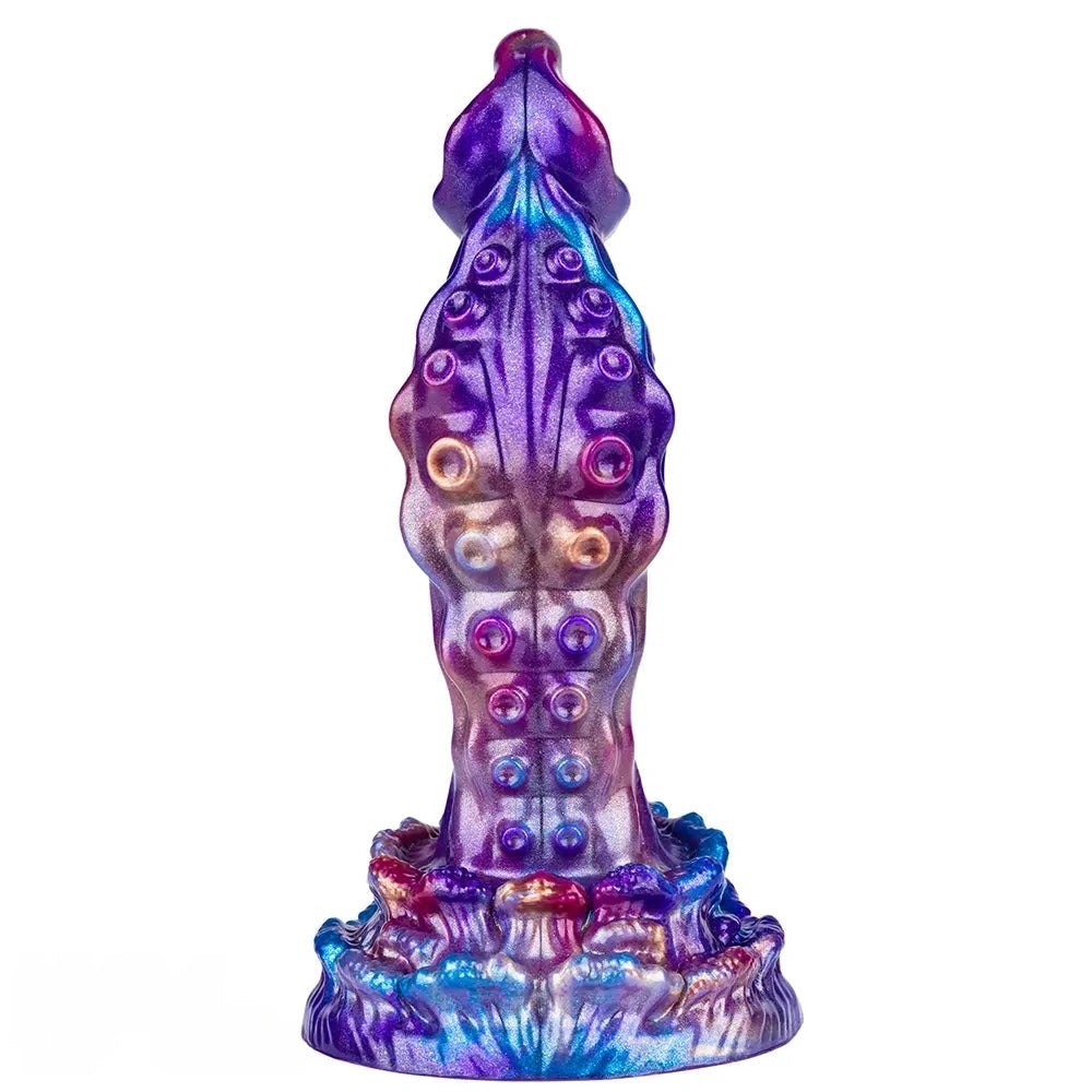 Metallic tentacle fantasy dildo, photo 1