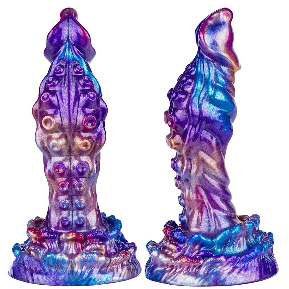 Metallic tentacle fantasy dildo, photo 2