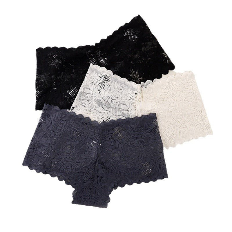Mid rise lace v front briefs, photo 4