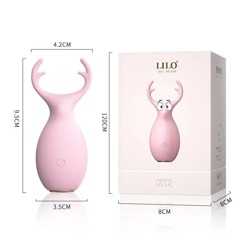 Pink Deer mini animal-shaped clit vibrator