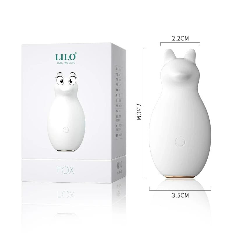 White Fox mini animal-shaped clit vibrator