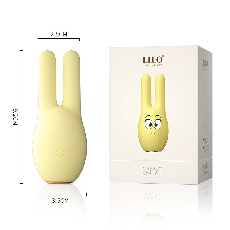 Yellow Rabbit mini animal-shaped clit vibrator