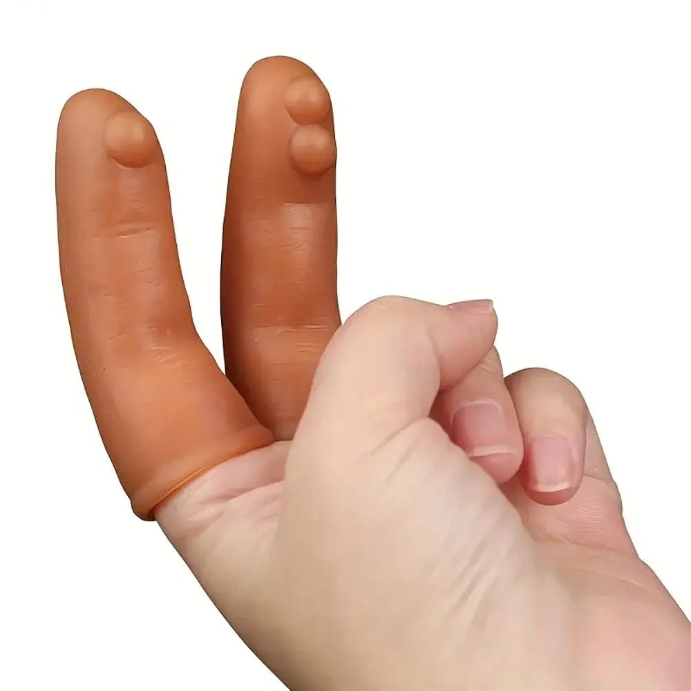 Flesh silicone mini finger dildo, photo 1