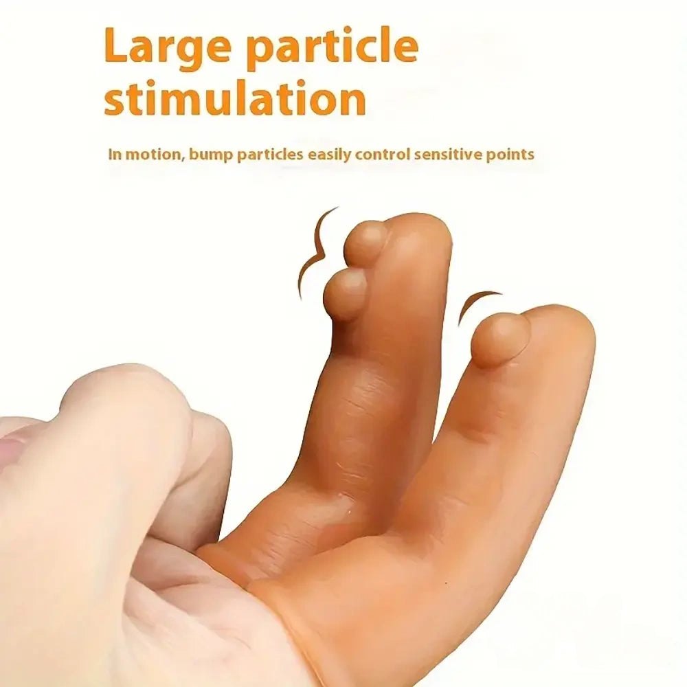 Flesh silicone mini finger dildo, photo 4