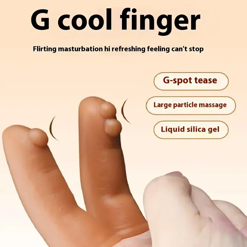 Flesh silicone mini finger dildo, photo 6