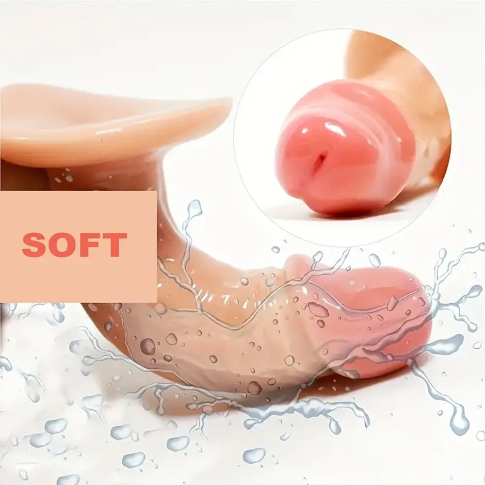 Flesh tone mini PVC dildo, photo 4