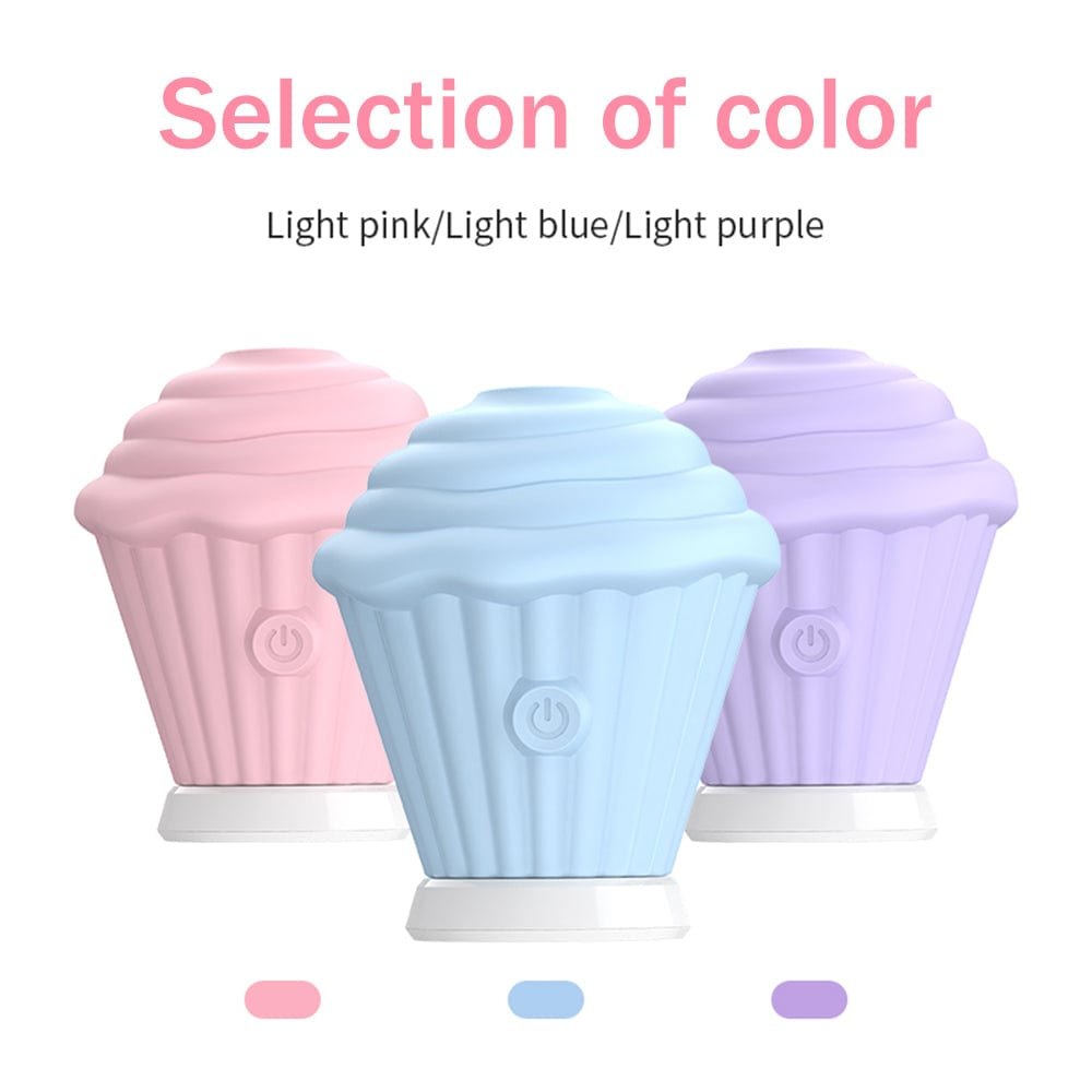 Cupcake-shaped mini clitoral vibrator with one-button control, photo 8
