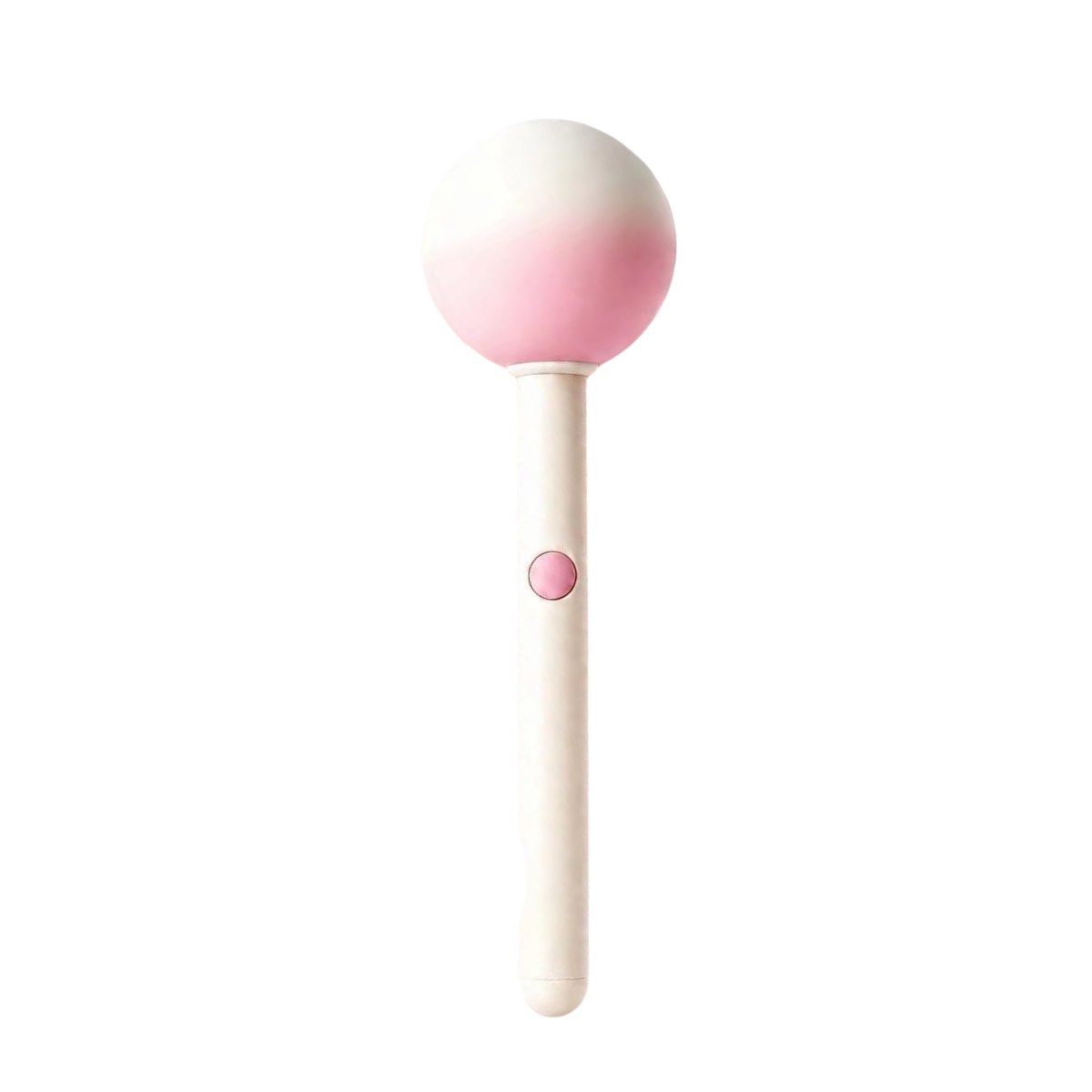 White lollipop-shaped clitoral vibrator