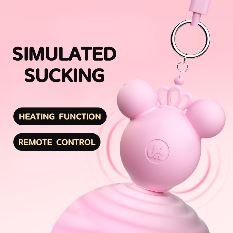 Pink mini mouse heating suction vibrator, photo 4