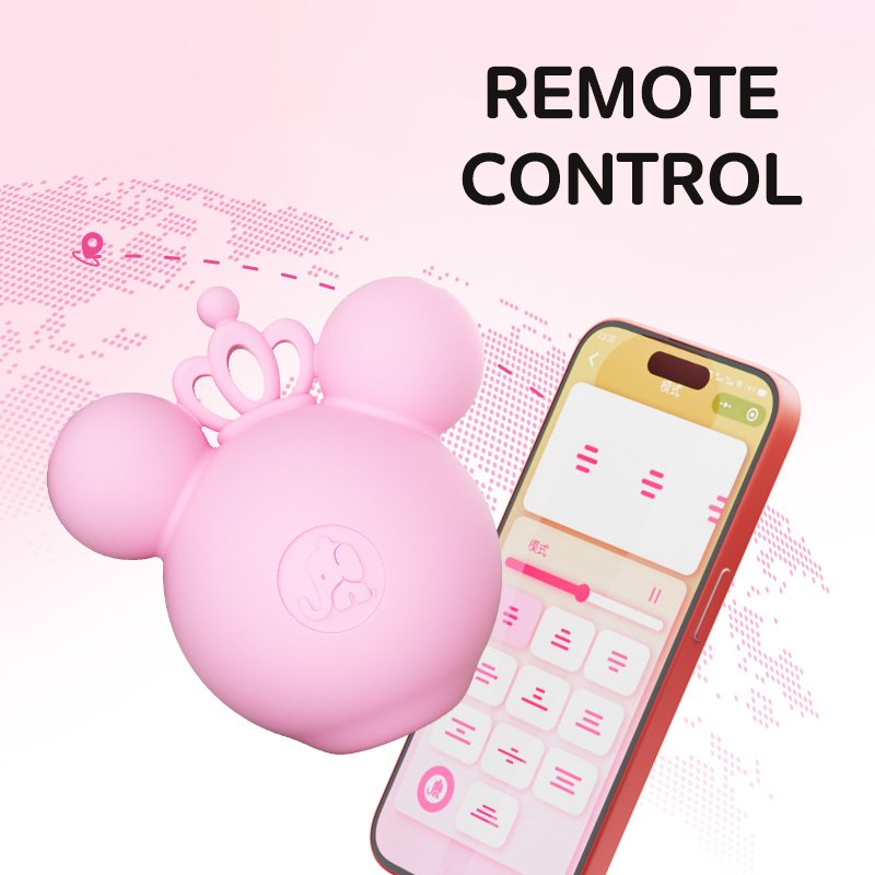 Pink mini mouse heating suction vibrator, photo 6
