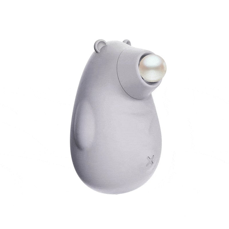 Grey mini pearl tip suction toy, photo 1
