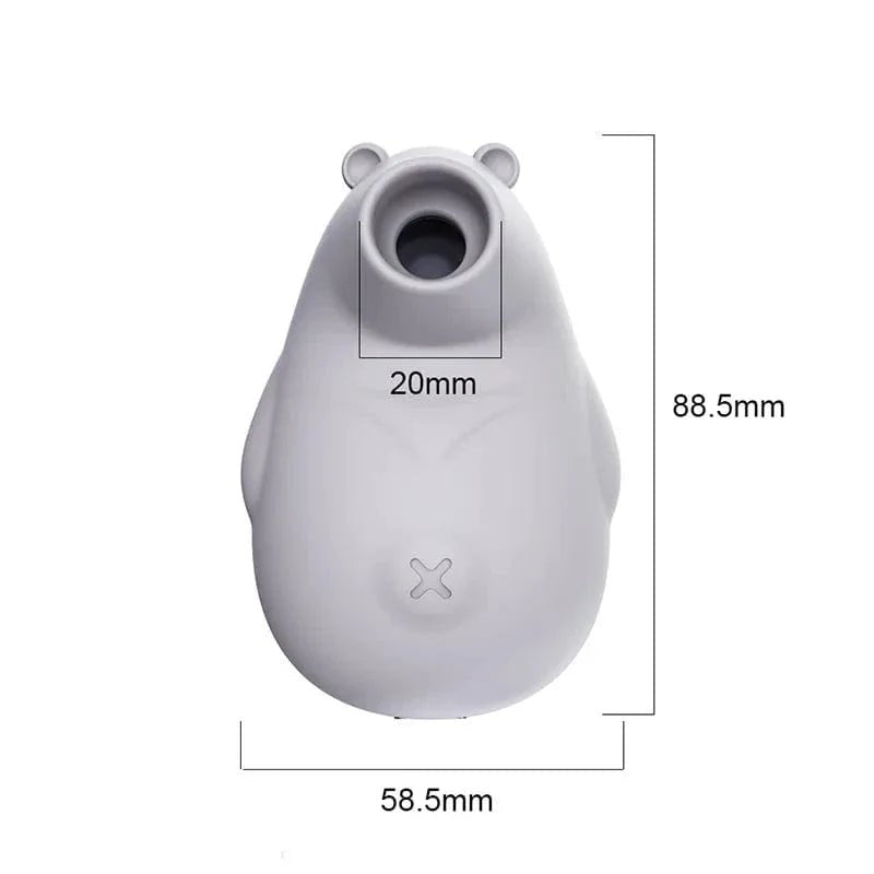Grey mini pearl tip suction toy, photo 2