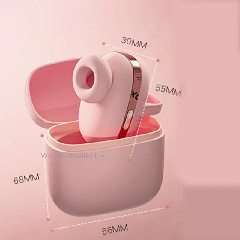 Mini pod clitoral sucking vibrator with charging case, photo 10