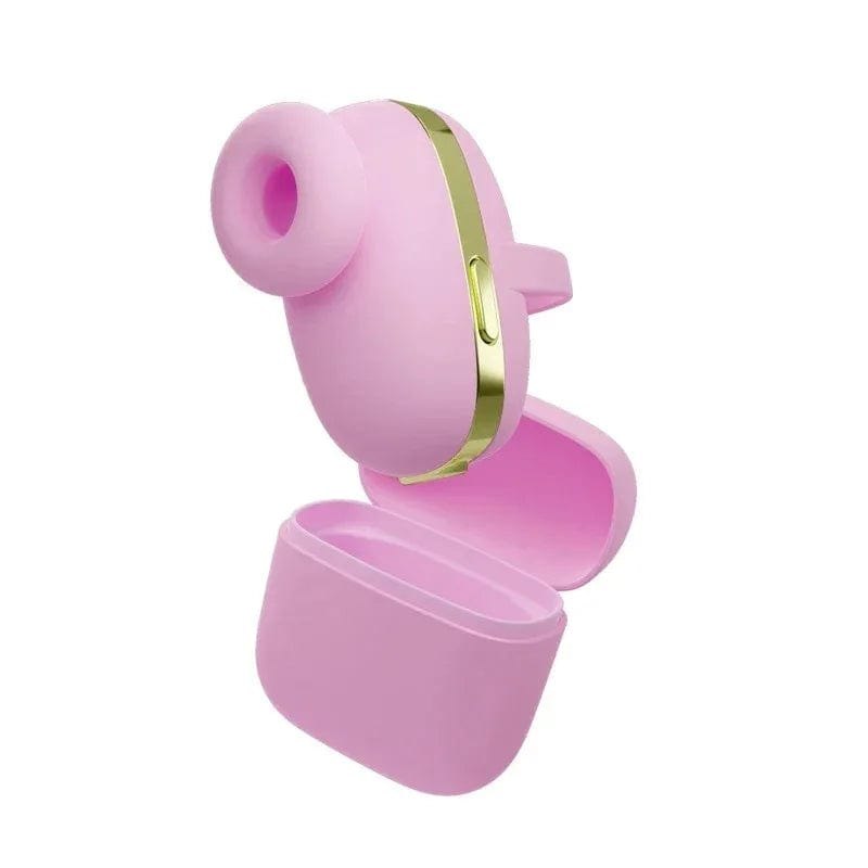 Mini pod clitoral sucking vibrator with charging case, photo 4