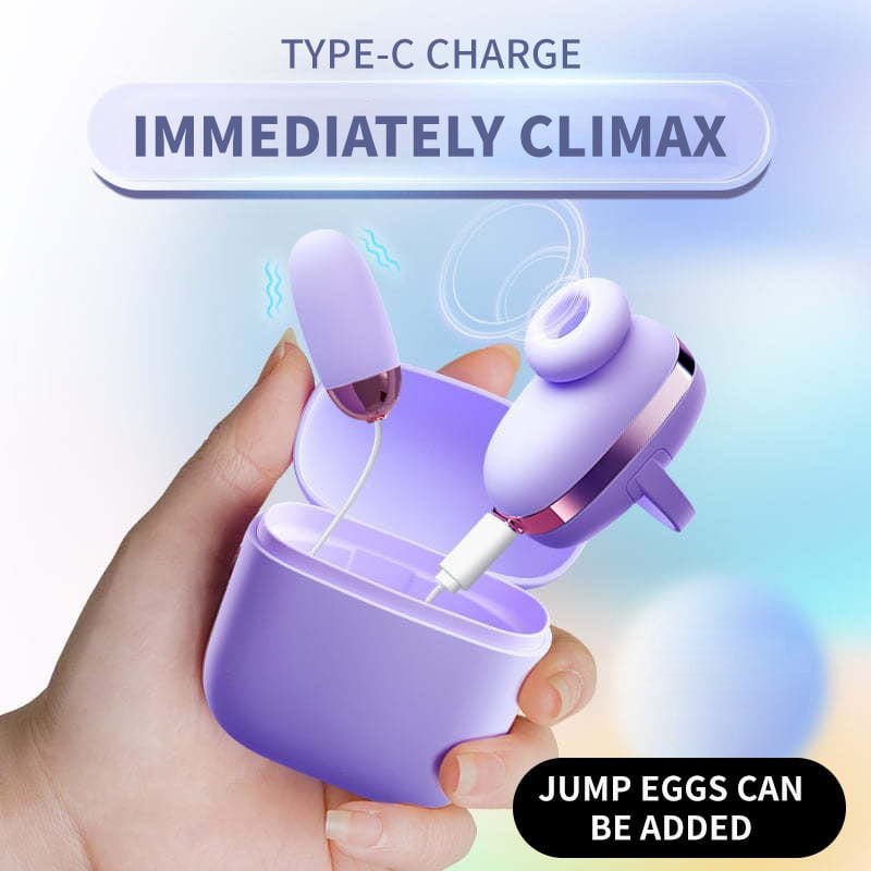 Mini pod clitoral sucking vibrator with charging case, photo 8