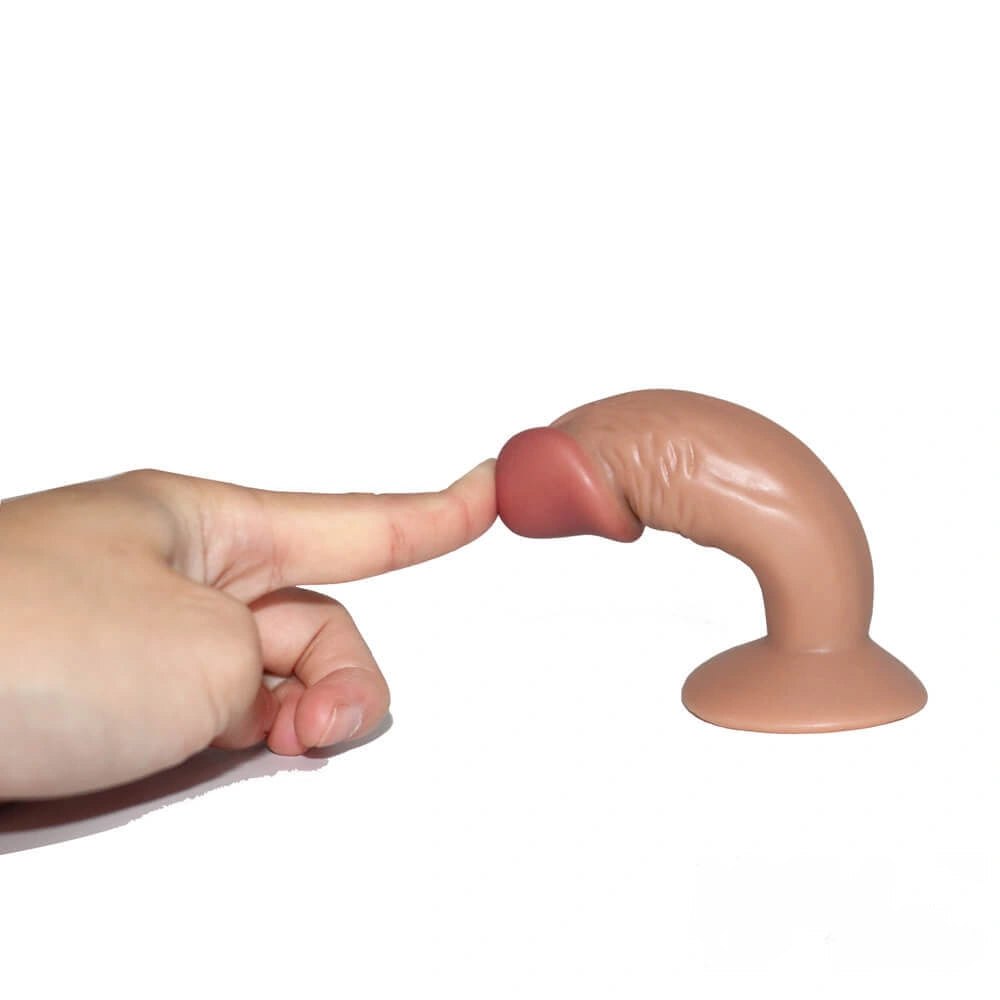 Mini slim realistic suction cup dildo, photo 5