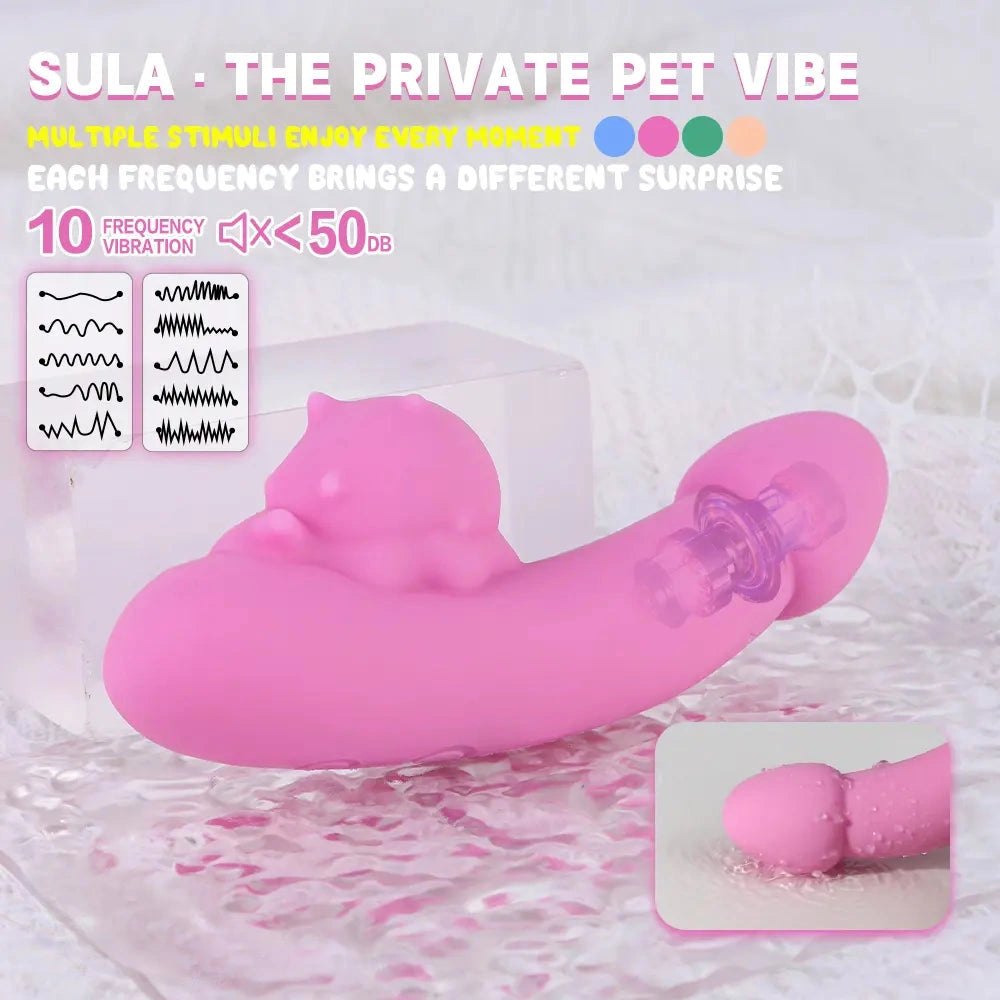 Cute pet shaped vibrating dildo, photo 2