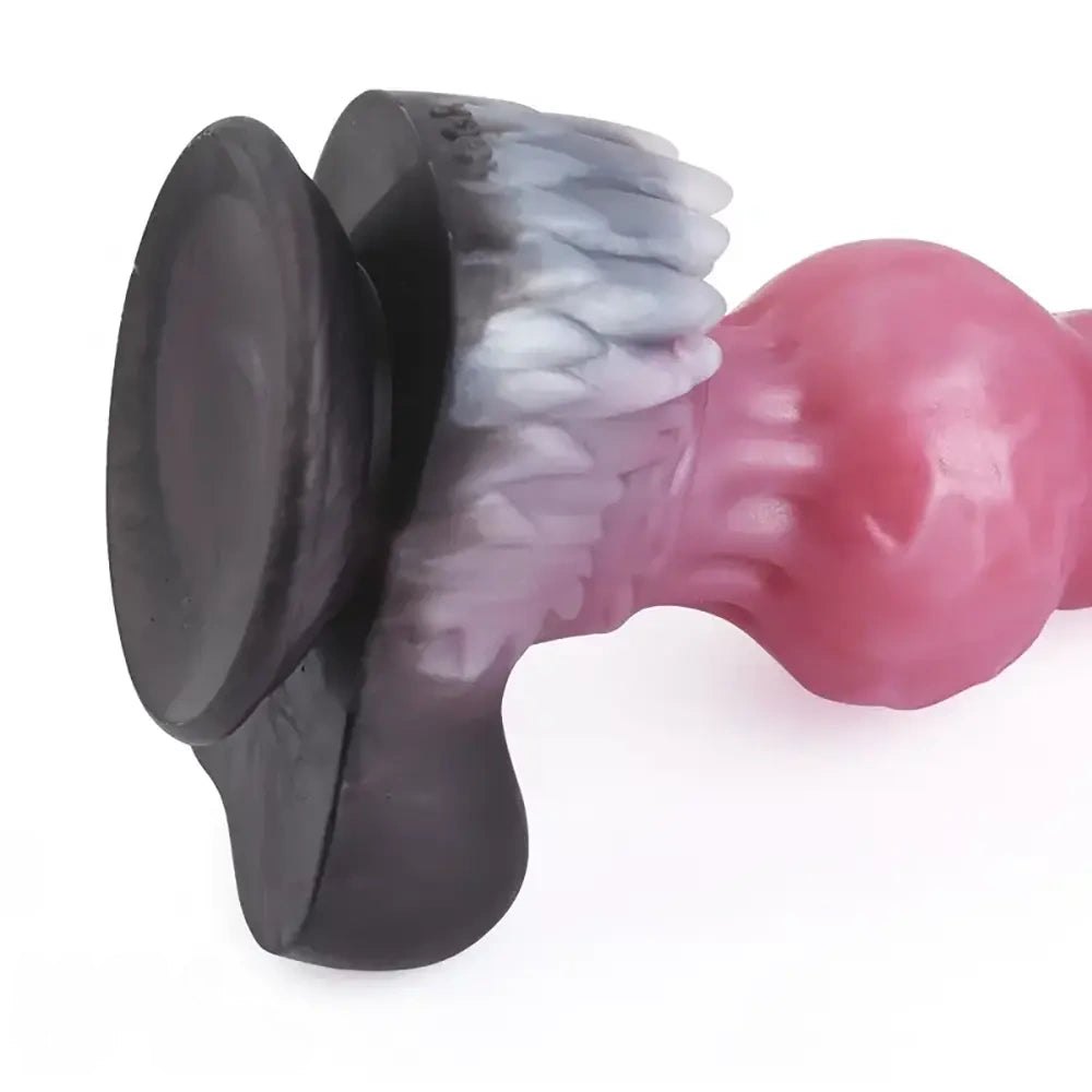 Mixed color knotted dog dildo, photo 12