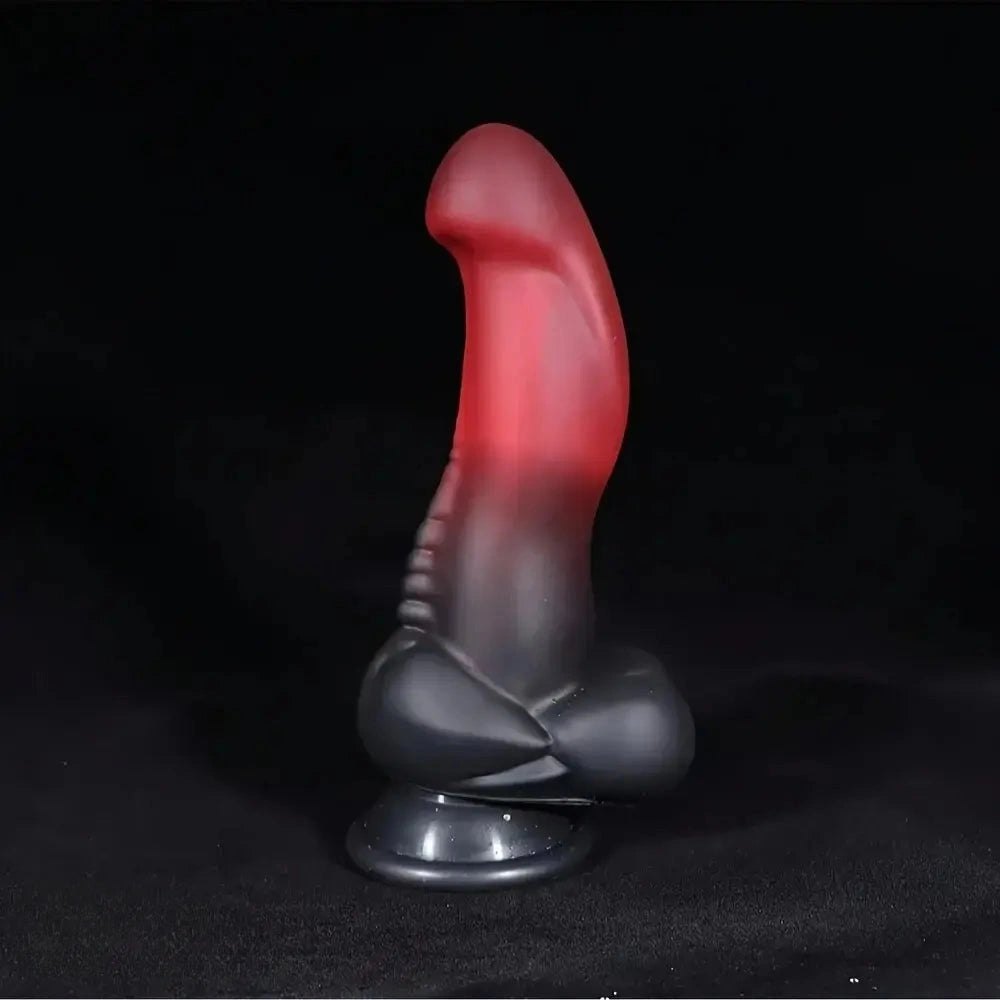 B mixed color veiny realistic dildo