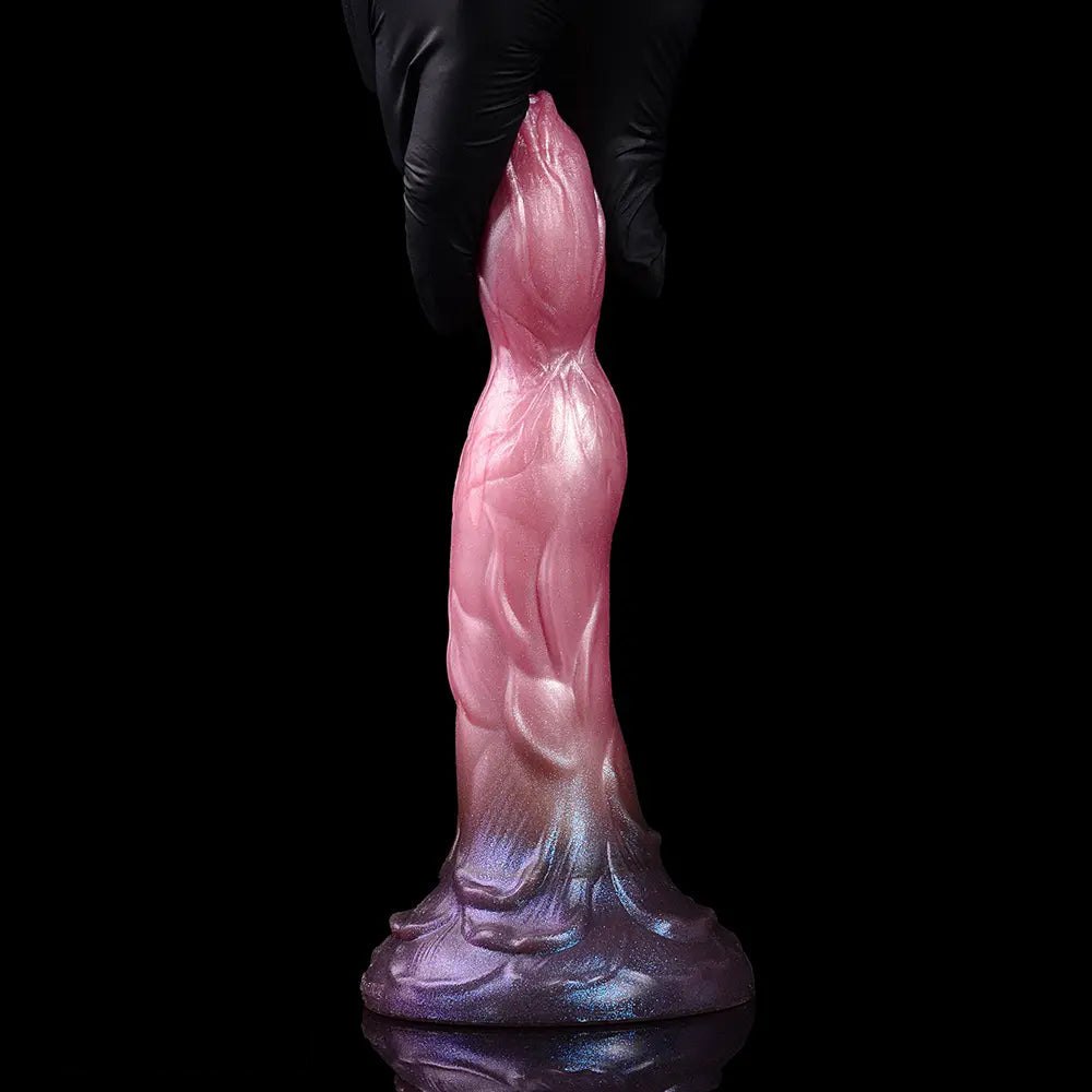 Mixed color silicone fantasy dildo, photo 12