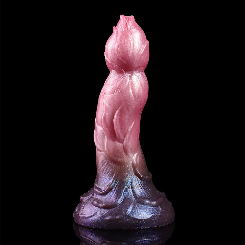 Mixed color silicone fantasy dildo, photo 2