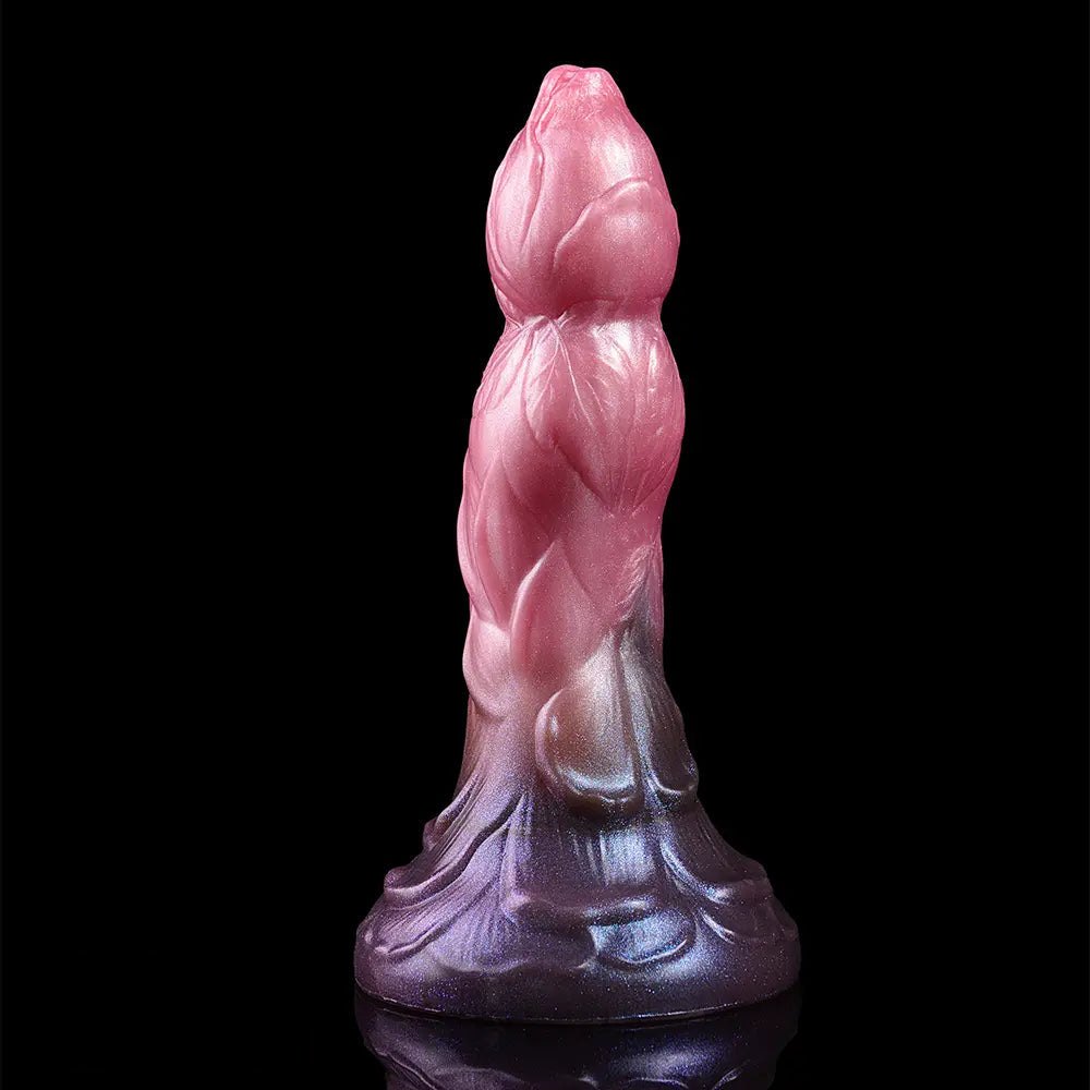 Mixed color silicone fantasy dildo, photo 4