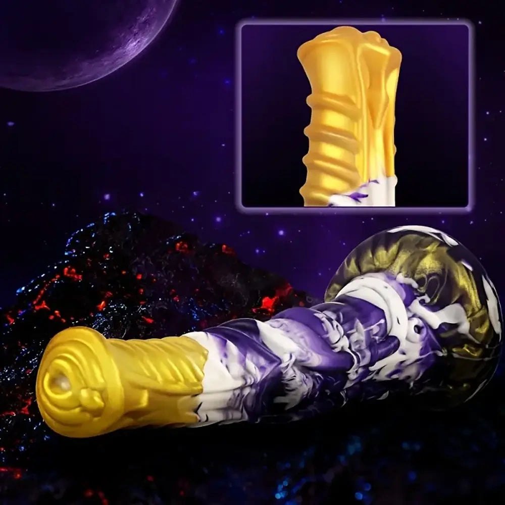 Mixed tone realistic silicone dildo, photo 2