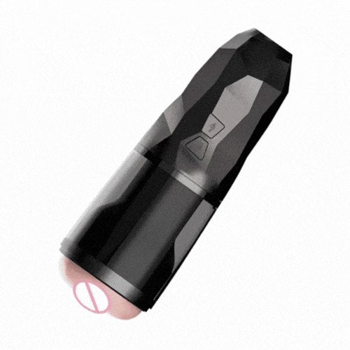 Black moaning sound automatic thrusting male masturbator, photo 1