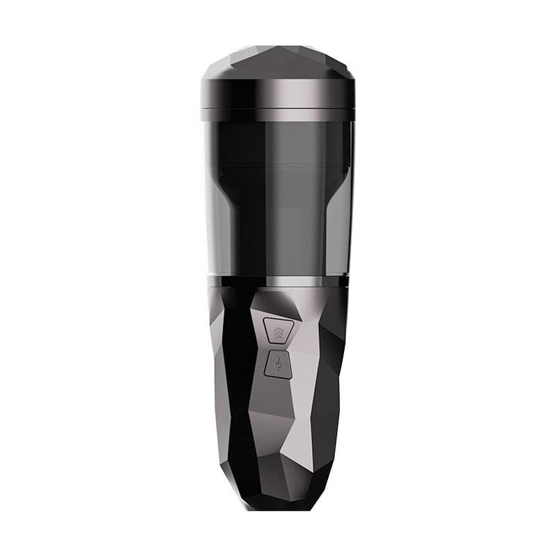 Black moaning sound automatic thrusting male masturbator, photo 2
