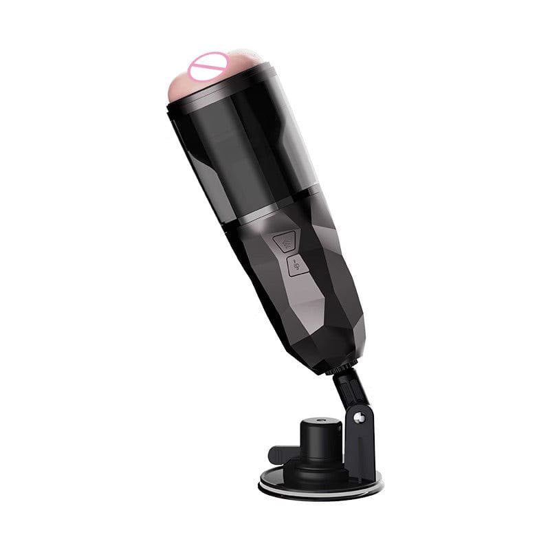 Black moaning sound automatic thrusting male masturbator, photo 3