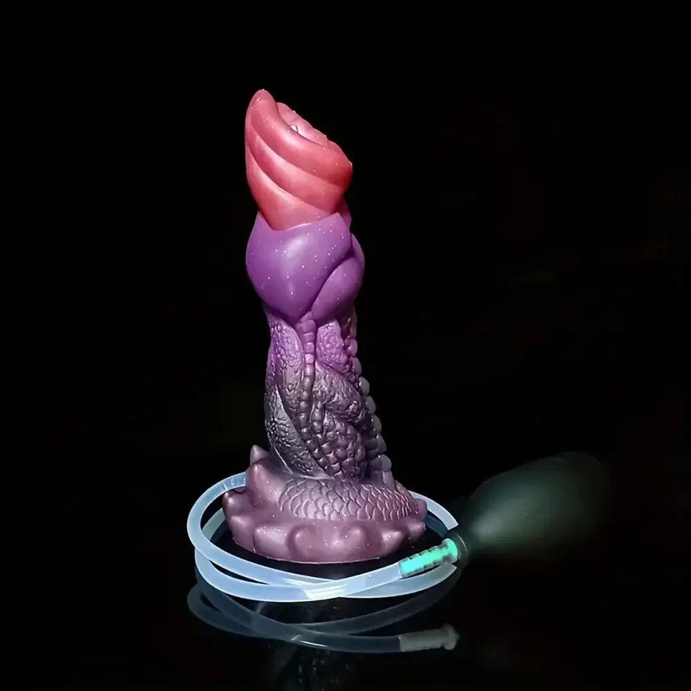 #2 fantasy monster dildo with textured bloom base