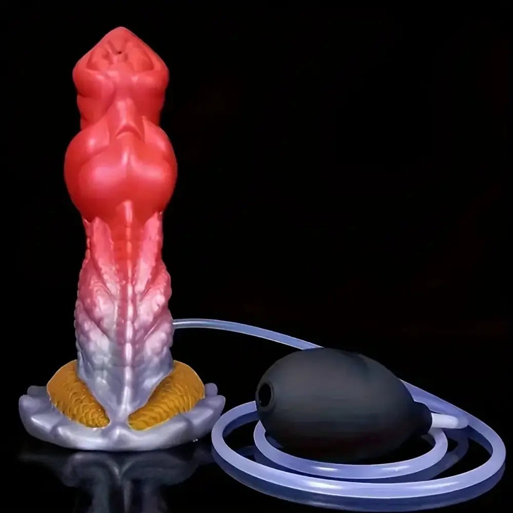 #3 fantasy monster dildo with textured bloom base