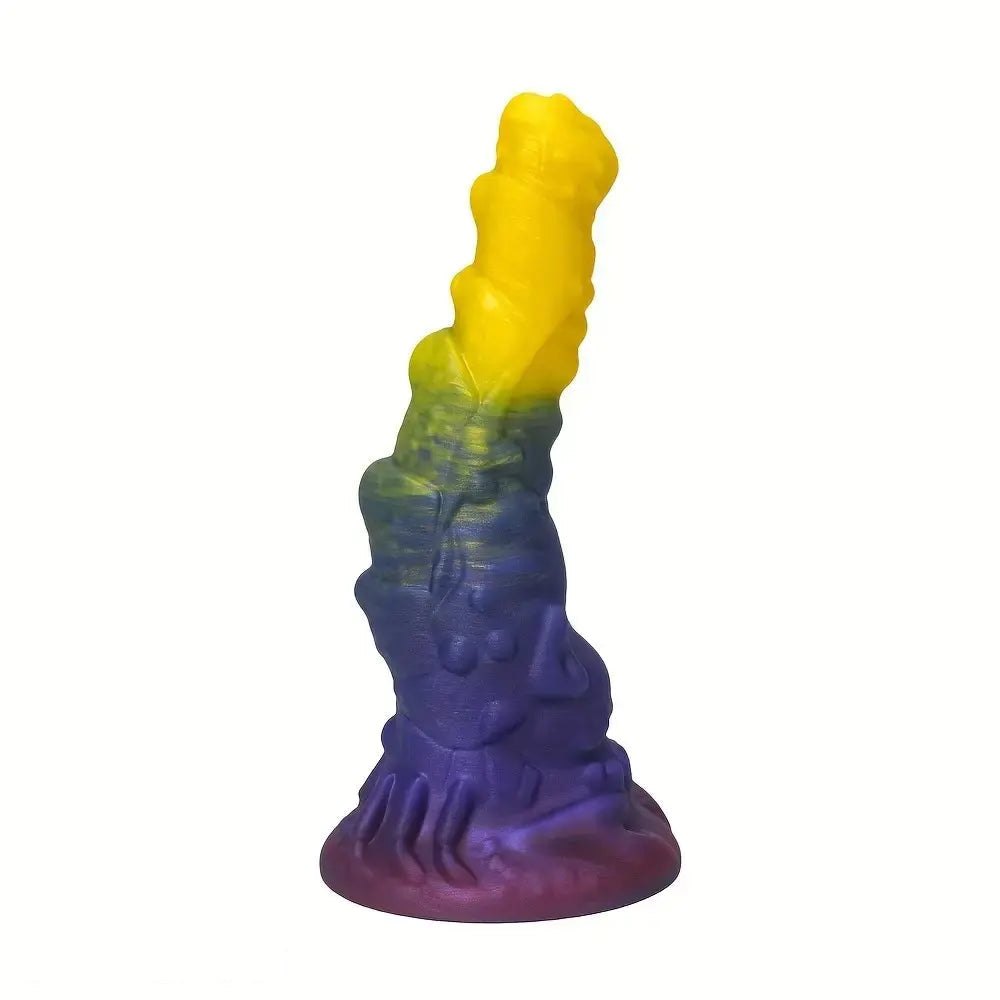 Mixed color silicone monster creature dildo, photo 1