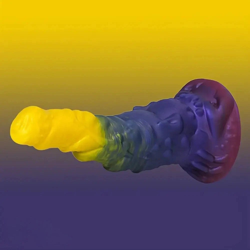 Mixed color silicone monster creature dildo, photo 3