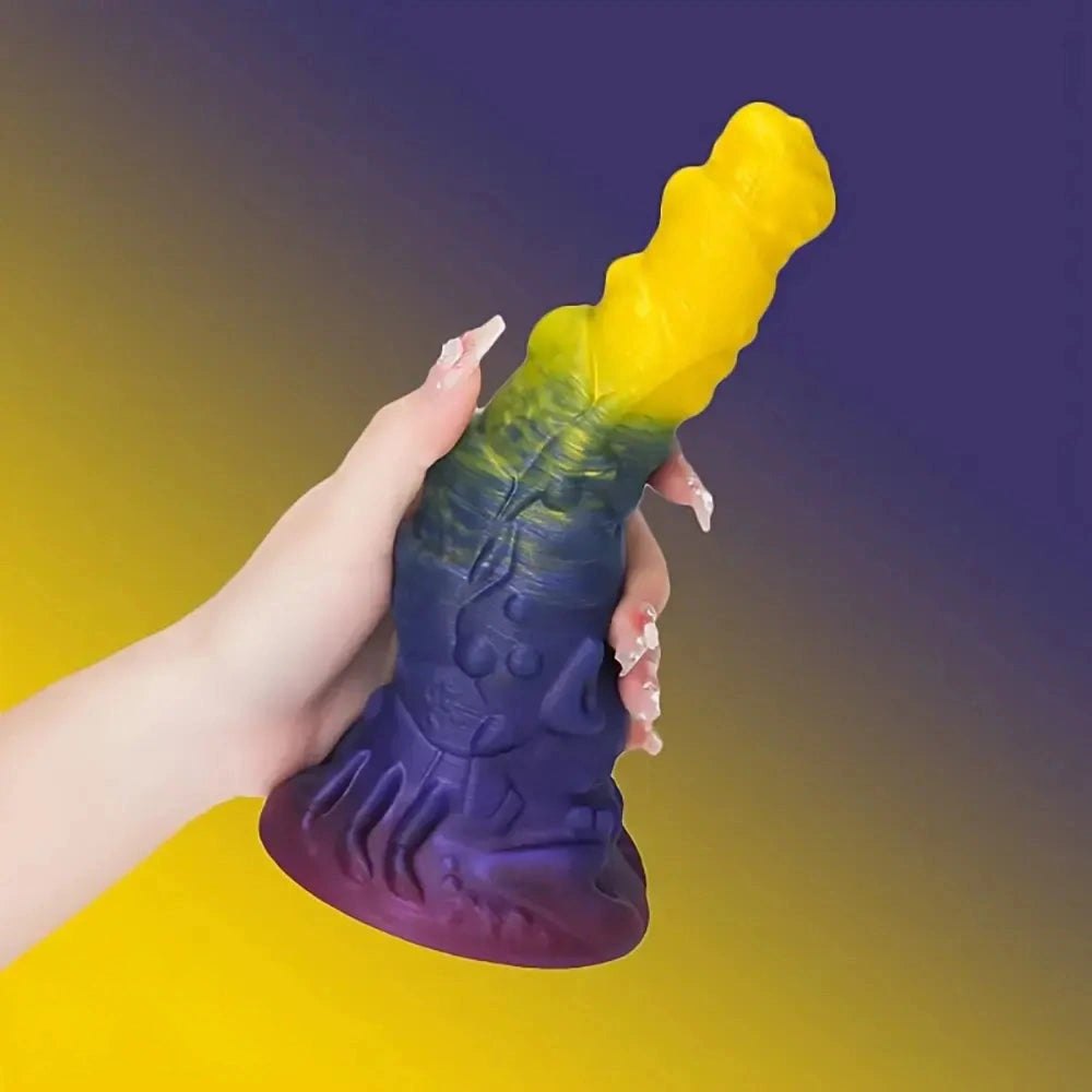 Mixed color silicone monster creature dildo, photo 4
