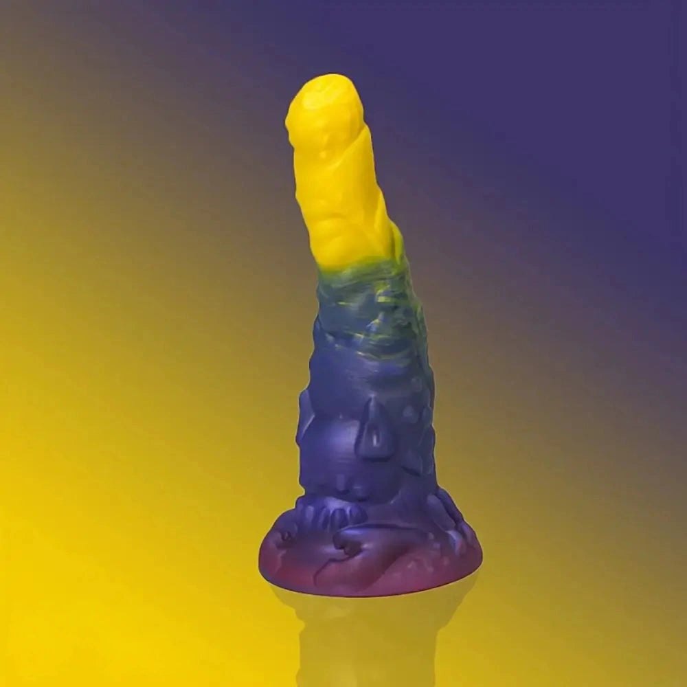 Mixed color silicone monster creature dildo, photo 5